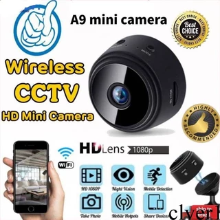  Cleverhys A9 Mini Micro Câmera Visão Noturna HD Mini Wifi Câmera 1080P Noite Vigilância Sem Fio