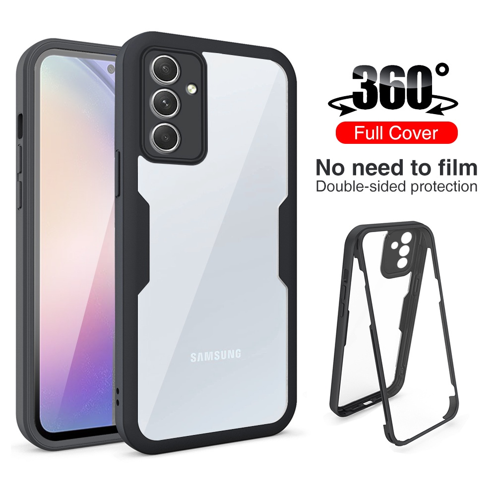 Samung A 54 2023 Capa 360 Graus Protetora Com Tudo Incluído Para Samsung Galaxy A14 4G A34 A54 5G Dupla Face À Prova De Choque