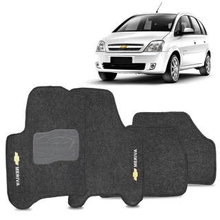 Tapete Automotivo Meriva 2002 a 2012 Carpete Molde da Medida do Carro