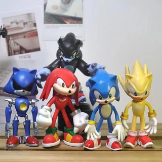 Boneco Sonic Shadow Preto Action Figure Articulado 26cm