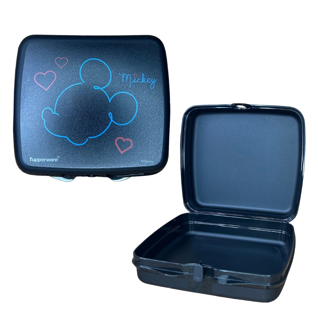 Porta Sanduíche Tupperware Mickey Original Novo Ótima Vedação Tapoer ...