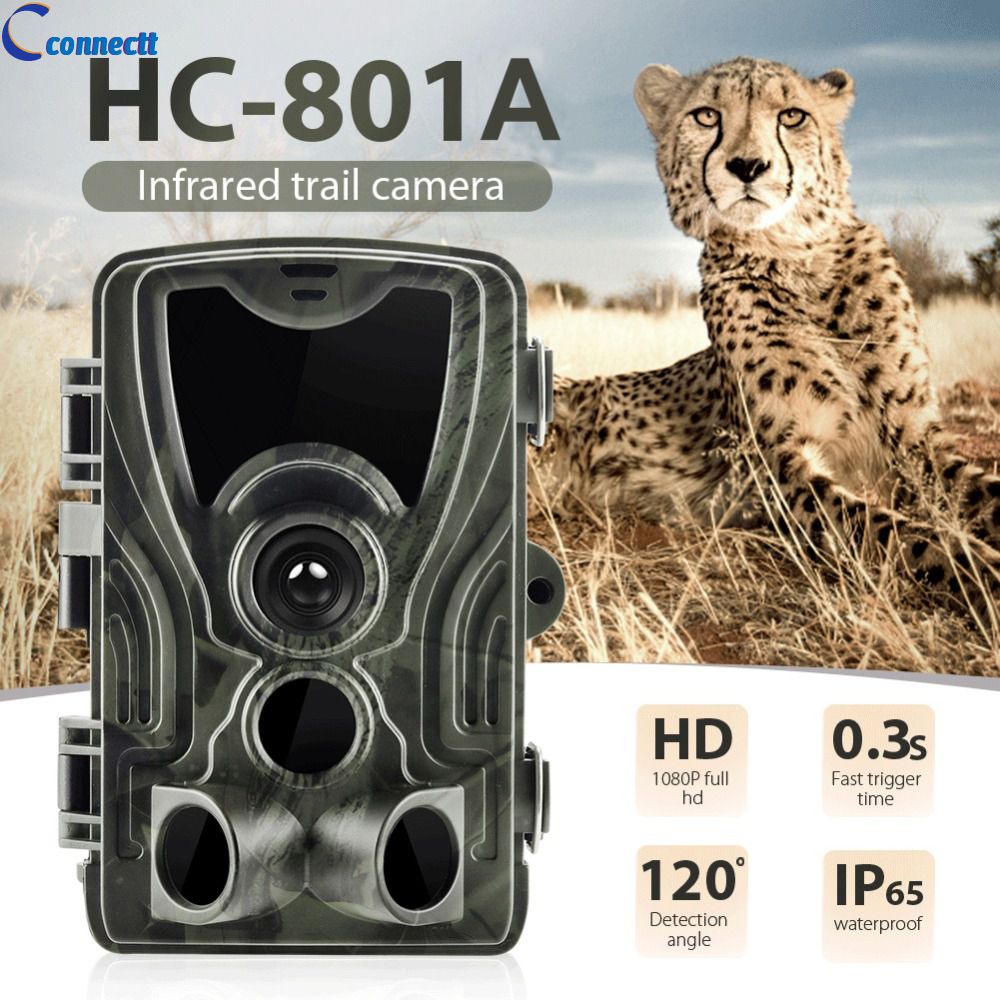 Hc801a Hd 1080p 16mp À Prova D' Água Ao Ar Livre Caça Câmera de Visão Noturna Leds Infravermelhos 32g Bigbar connectt