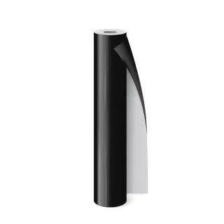 Adesivo Vinil Brilho Preto Absoluto Mimo - 30 cm x 2,5 m