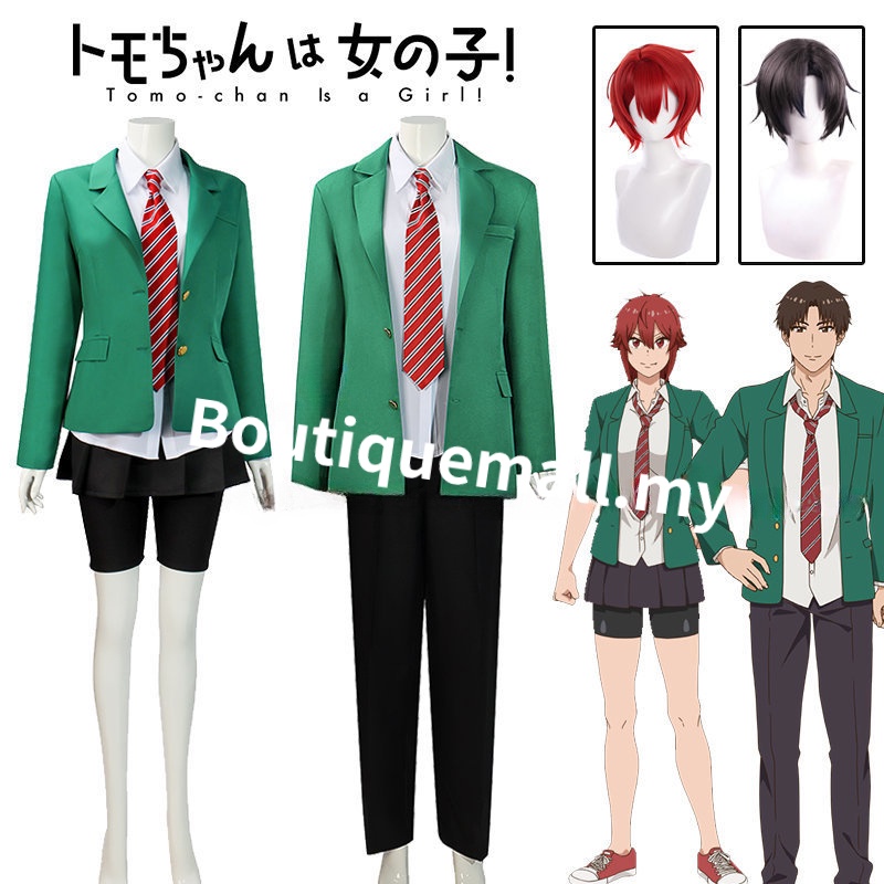 Main Heroines from Tomo-chan is a girl! cosplaying as Genshin