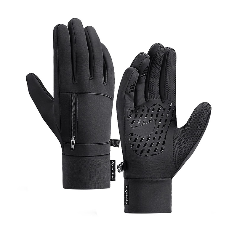 Luvas De Inverno Masculinas Impermeáveis Térmicas Com touch screen E Bolso Antiderrapante