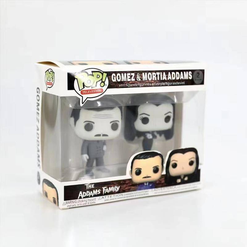 Gomez Morticia Funko Pop adams As Addams Da Família Wandinha De Quarta-Feira Chaveiro Mãozinha Série Addams Wednesday action figure boneco
