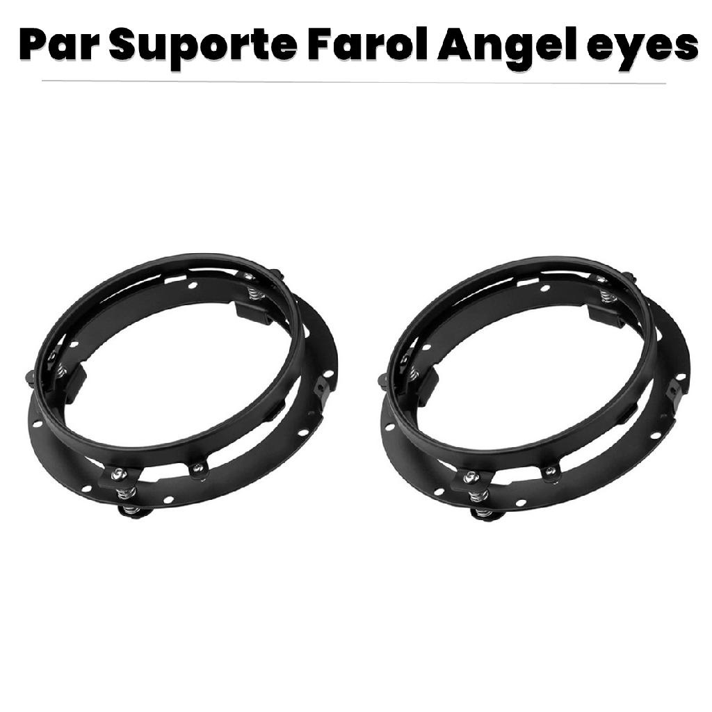 Suporte Para Farol Led Angel Eyes Polegadas Shopee Brasil