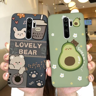 Capa de Telefone Para Xiaomi Redmi Note 8 Pro Adorável Capa Colorida Popular Menina Frio Faixa de Montanha Estojo de Silicone Flor Para Xiaomi Redmi Note 8Pro Bumper Capa