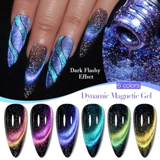 🔥MTSSII Magnético Olho De Gato Esmaltes Em Gel UV Glitter Dinâmico Esmalte Polygel Unha Manicure em Oferta na Shopee