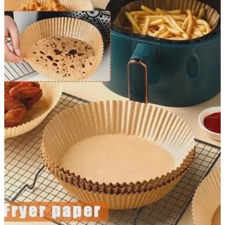 50 Formas De Papel Antiaderente Descartável Para Air Fryer em Oferta na Shopee
