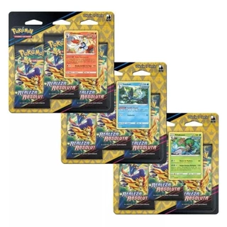 3 Pokémon Blister Triplo - Realeza Absoluta Copag