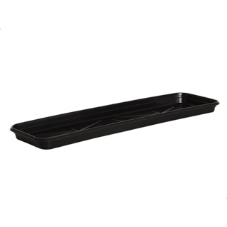 Prato P/ Floreira Flor Vaso Plantas Plastico N°3 - Preto