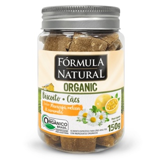 Biscoito Para Cães Fórmula Natural Organic Maracujá, Melissa e Camomila - 150g