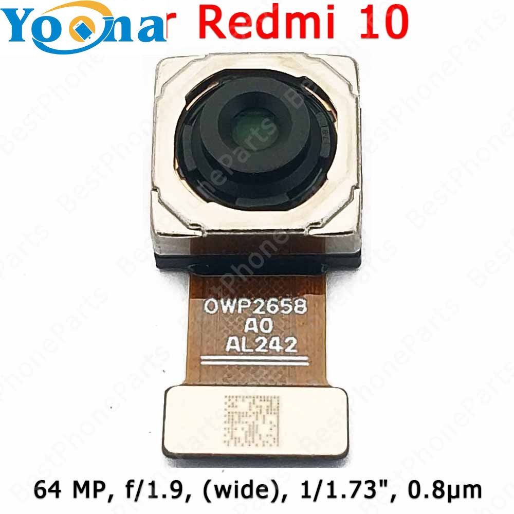 Câmera Traseira Original Para Xiaomi Redmi 10 Módulo De Principal Big Camera Module Peças De Reposição Flex
