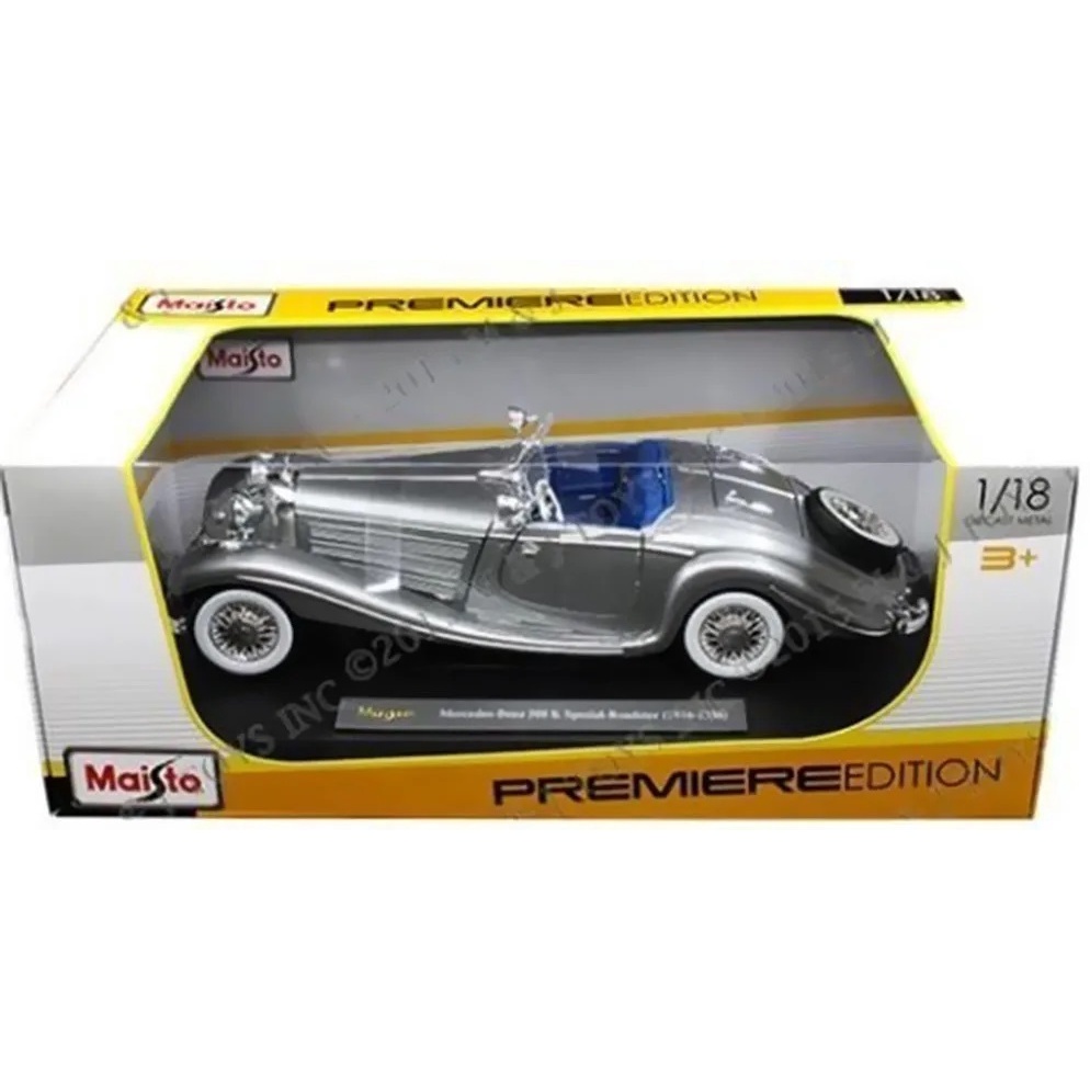 Mercedes Benz 500k Typ Spezial-roadster (1934-36) Cinza 1/18