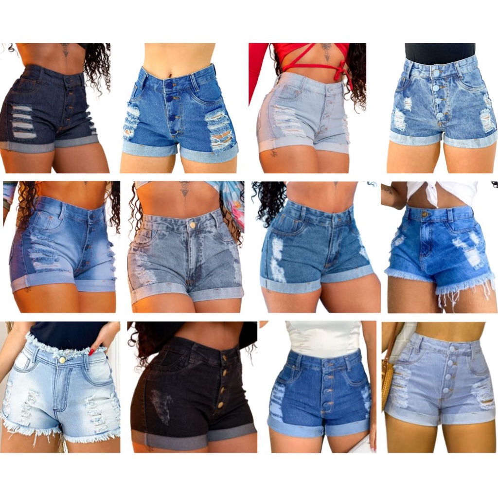 Shorts discount jeans diferentes