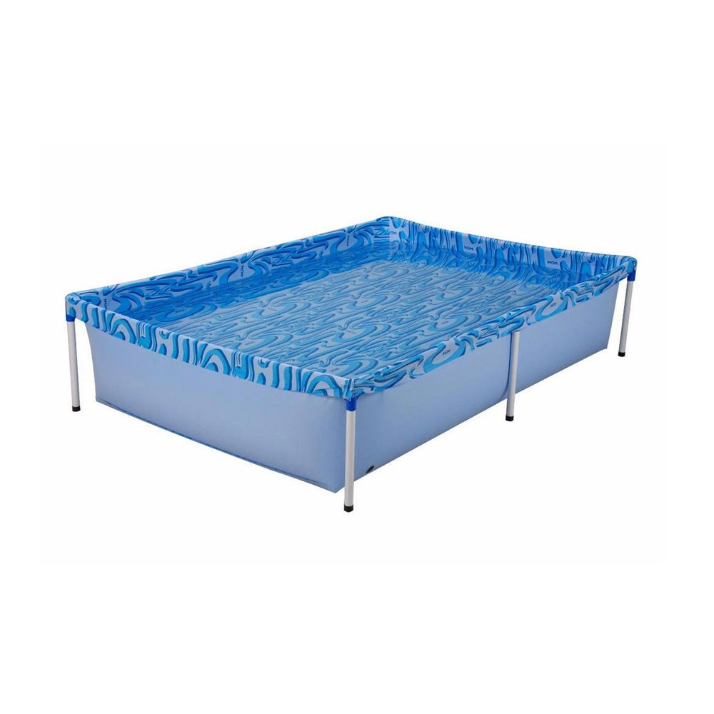 Piscina retangular MOR 1000 Litros Azul 20186406