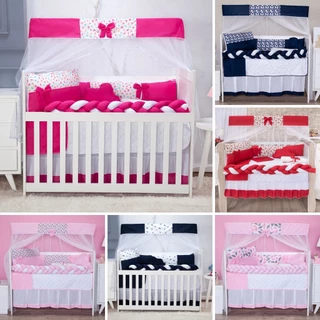 Kit Protetor de Berço Americano Menina e Menino 11 Peças (Vários Modelos) em Oferta na Shopee