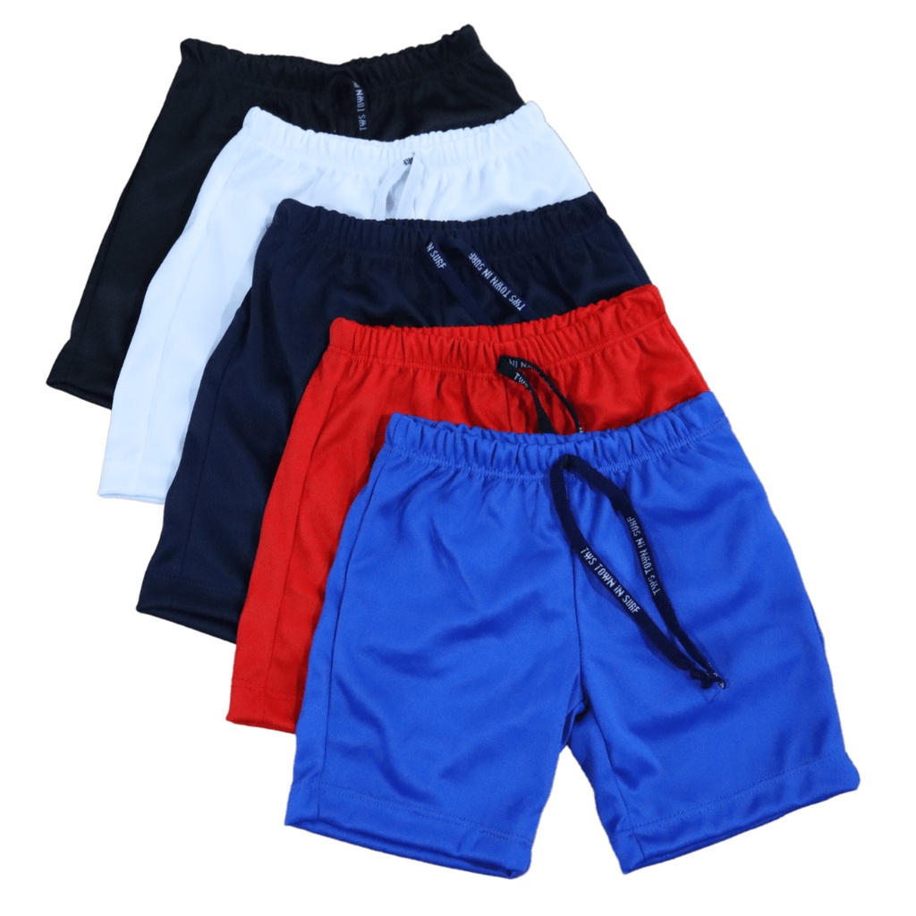 Kit 3 Shorts Bermuda Bebê Infantil Menino Tapa Fralda Verão