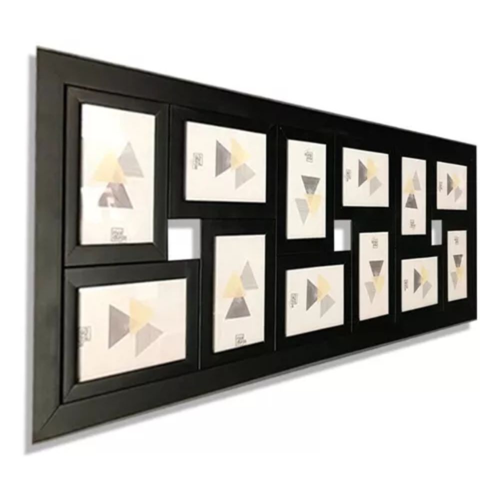 Porta Retrato Multifotos Molduras Marília 12 Fotos