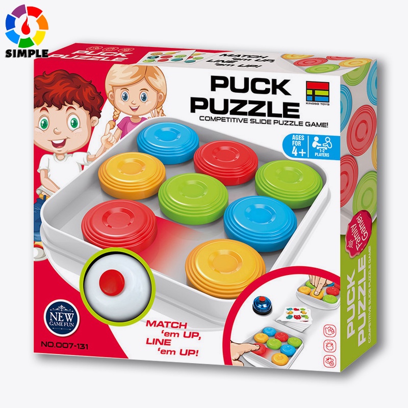 Puck Puzzle - Jogo de Mesa de Cores - Ludolica
