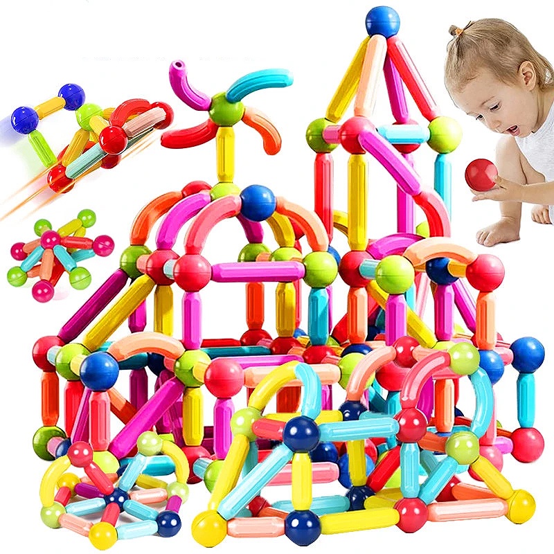 Brinquedo pedagógico infantil-ideal para desenvolver A  imaginação-criatiividade E habilidades psicomotoras-pecinhas de montar E  criar 45 unidades no Shoptime