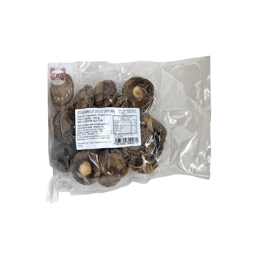 Cogumelo Shitake desidratado Zhejiang 500g
