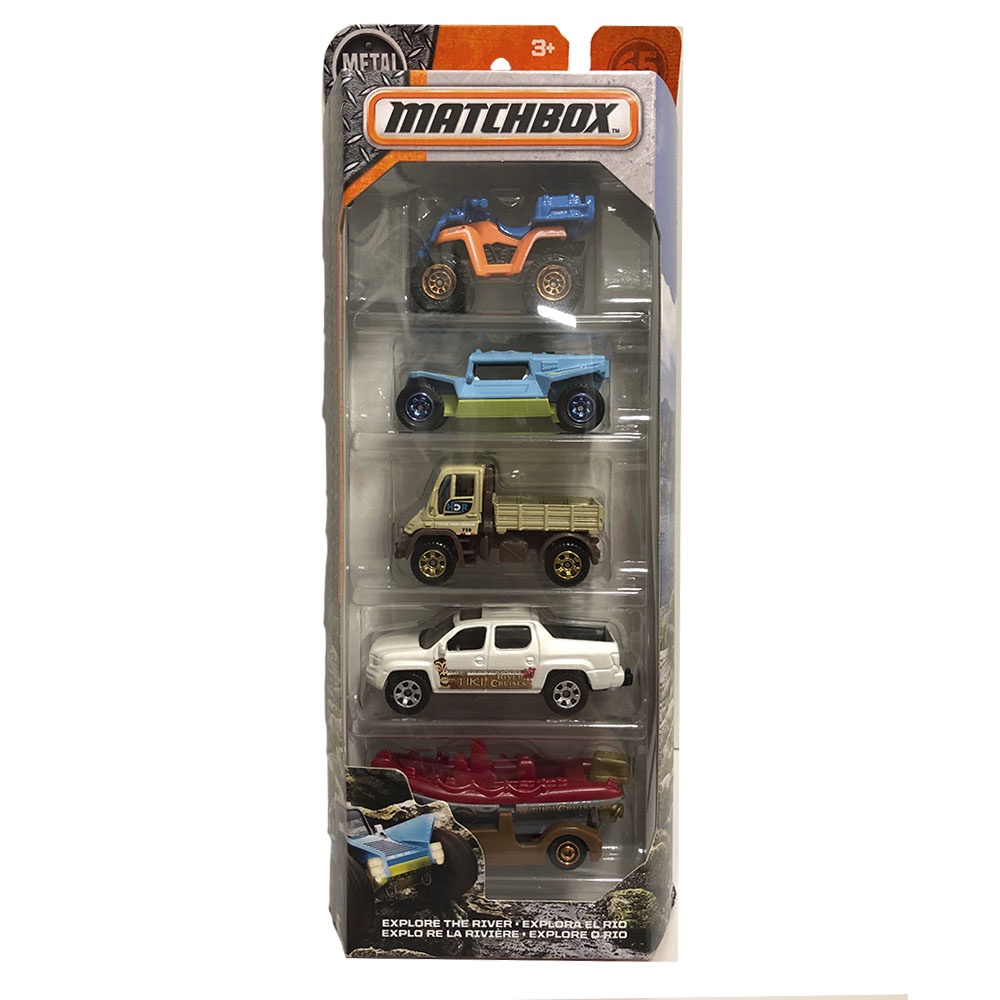 CARRO MATCHBOX - KIT 5IN1 EXPLORE THE RIVER C1817 | Shopee Brasil