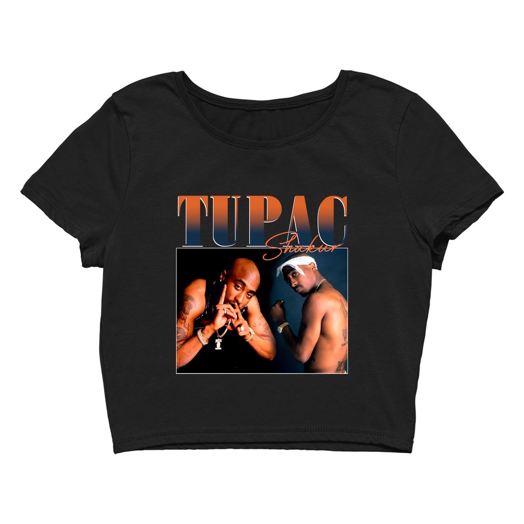 Camiseta Cropped 2pac Tupac Rapper Shopee Brasil