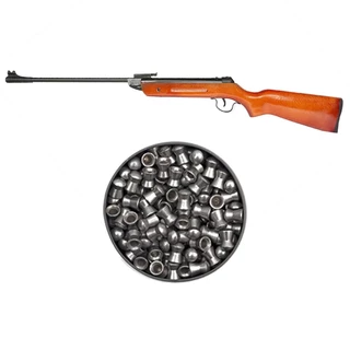 Carabina de Pressão QGK 14 Madeira Gen II STD 5.5mm - QGK + Chumbo