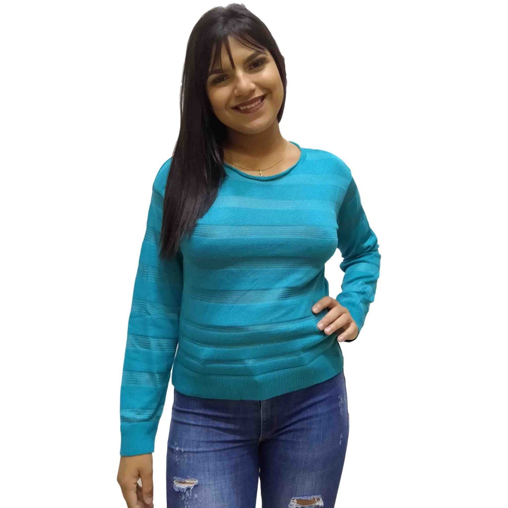 Blusa de Malha e Alça com Babado Tipo Ciganinha Estampada