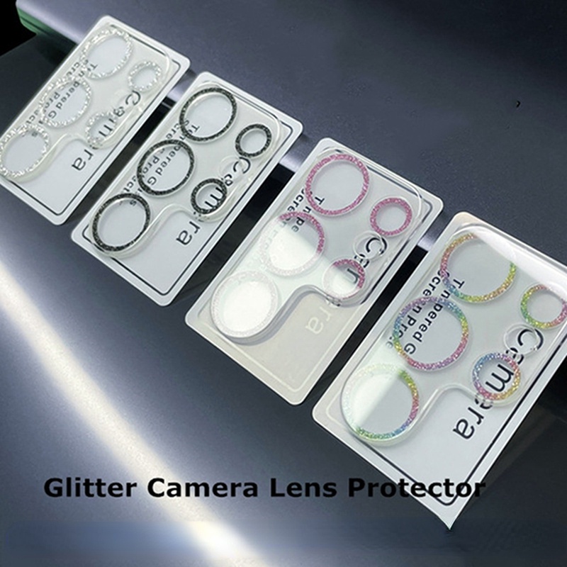 Protector Camara Glitter Para Samsung S23 Ultra