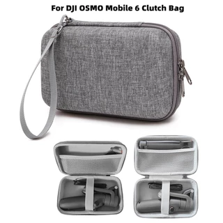 Para DJI OSMO Mobile 6 OM6 Phone Gimbal Carrying Case Caixa Organizadora De Bolsas De Embreagem Cinza Acessórios