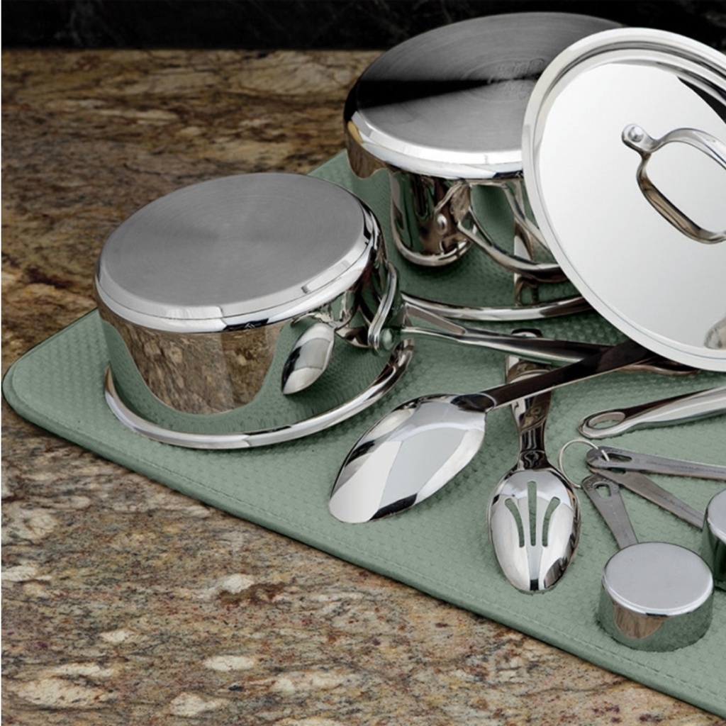 Tapete Aparador Escorredor de Louça Super Absorvente Dupla Face Microfibra