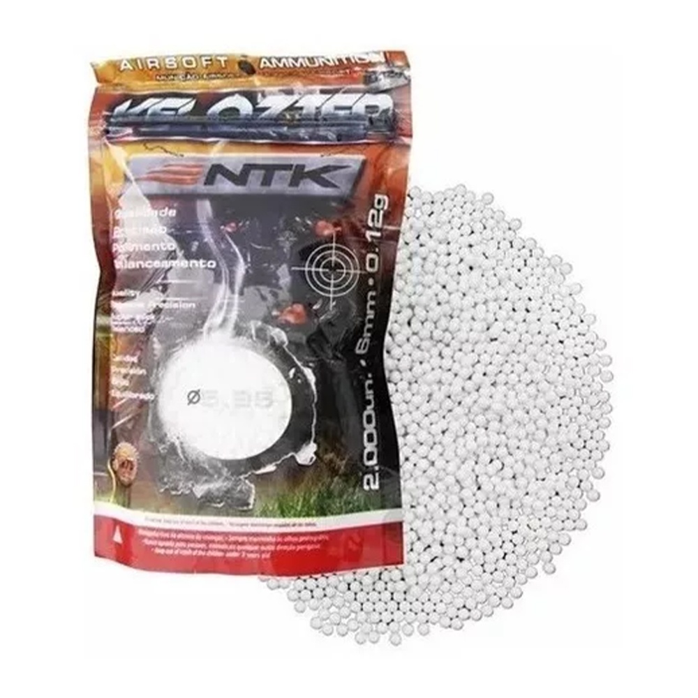 Bbs Airsoft Paintball Pac Com 1000 Bbs 0.12g - Arsenal Rio