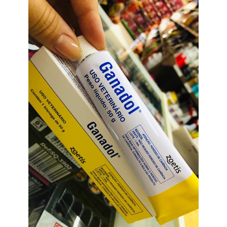 Pomada Ganadol Cicatrizante e Antibiótico Com Ação Profunda em Cortes ...