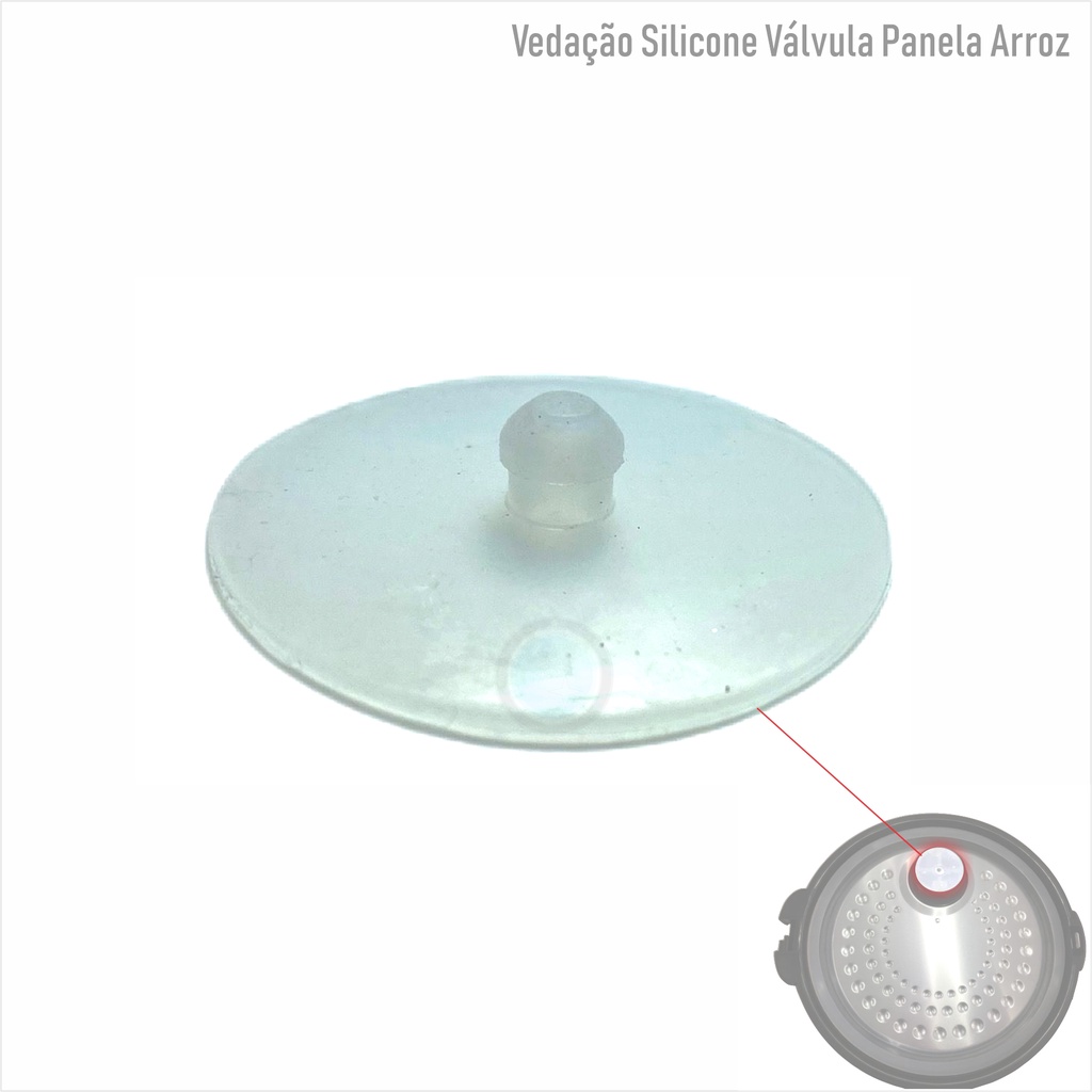 Vedação Silicone Válvula Panela Arroz Vários Modelos