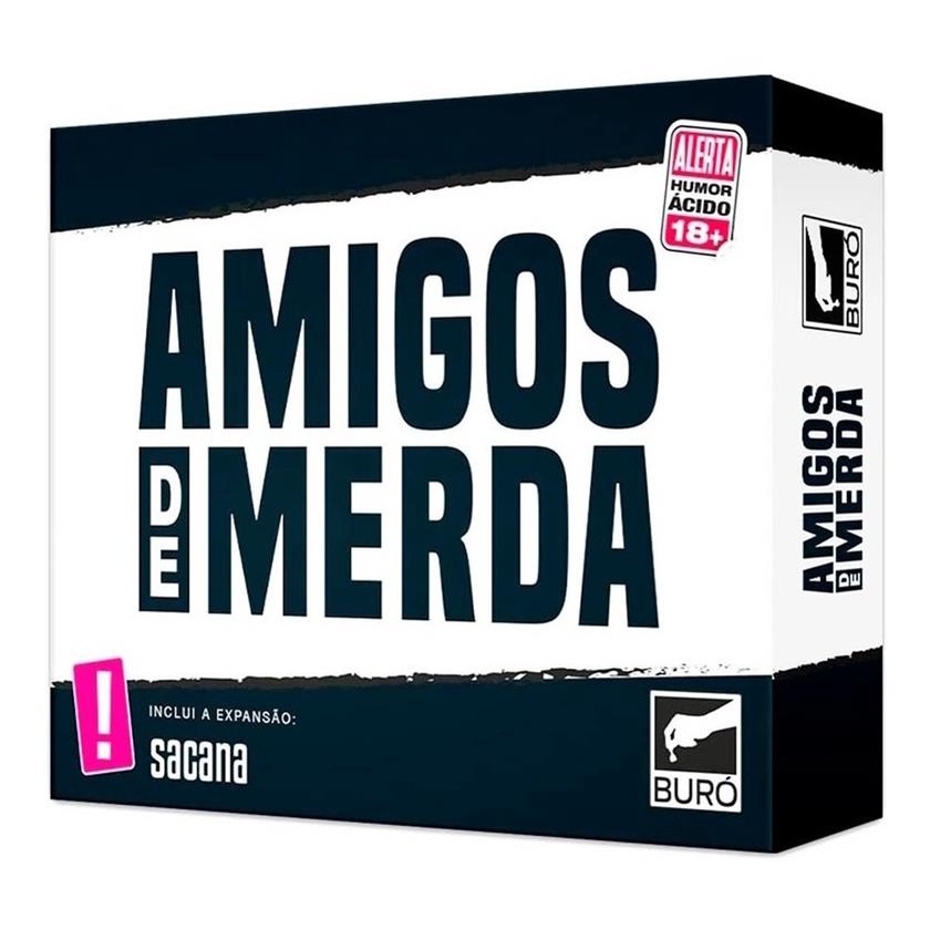 Jogo De Cartas Amigos De Merda Buro Jogo de Mesa Humor Acido Sacana