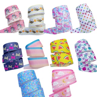 Combo Fitas Gorgorão Estampada Para Laços 20 metros Lindas