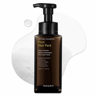 Healingbird Ultra Protein Before Shampoo First Hair Pack 330mL (+refill 200mL)