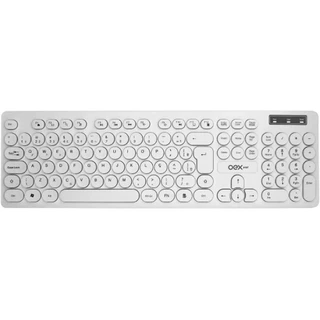 Teclado Com Fio USB Pop Slim Teclas Redondas ABNT2 TC400 OEX