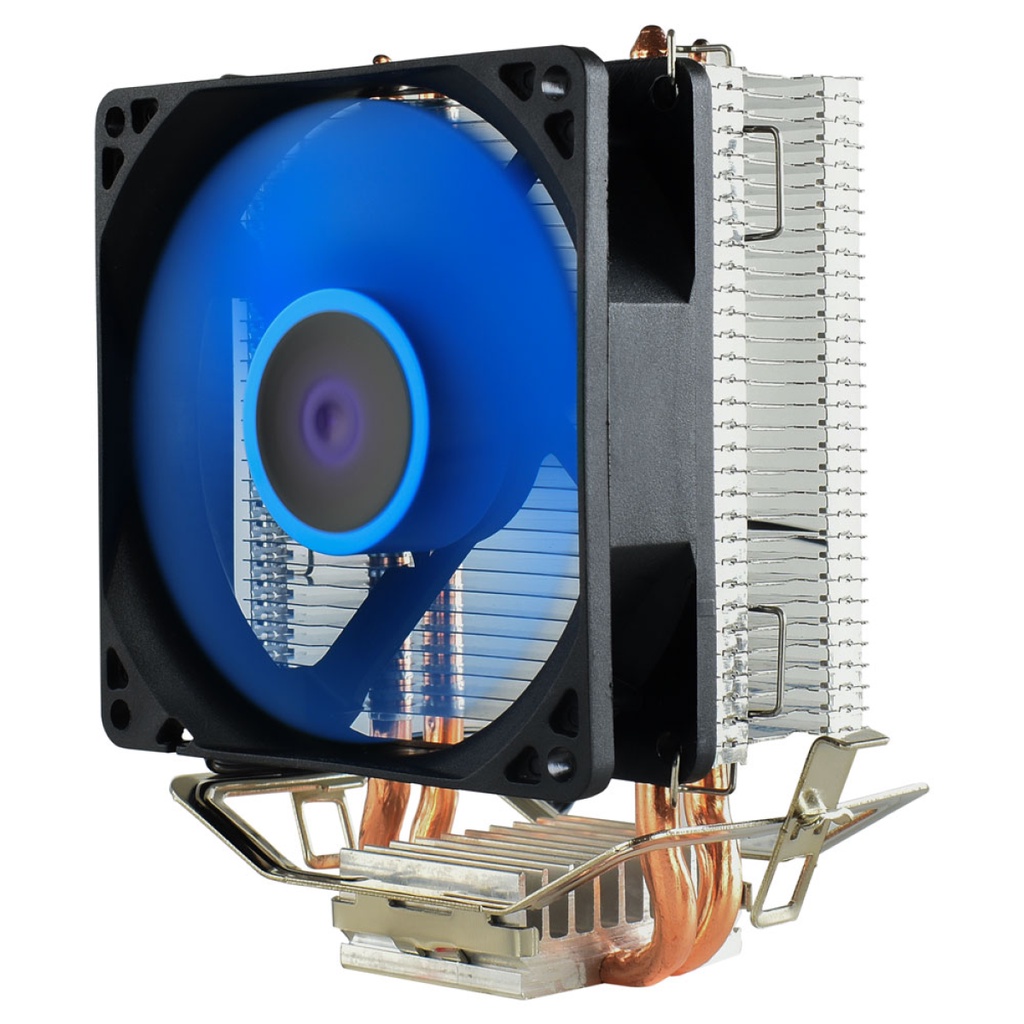 CPU AIR COOLER GAMER TORRE UNIVERSAL PROCESSADOR INTE E AMD 2 HEAT PIPES Z2 - RISE MODE