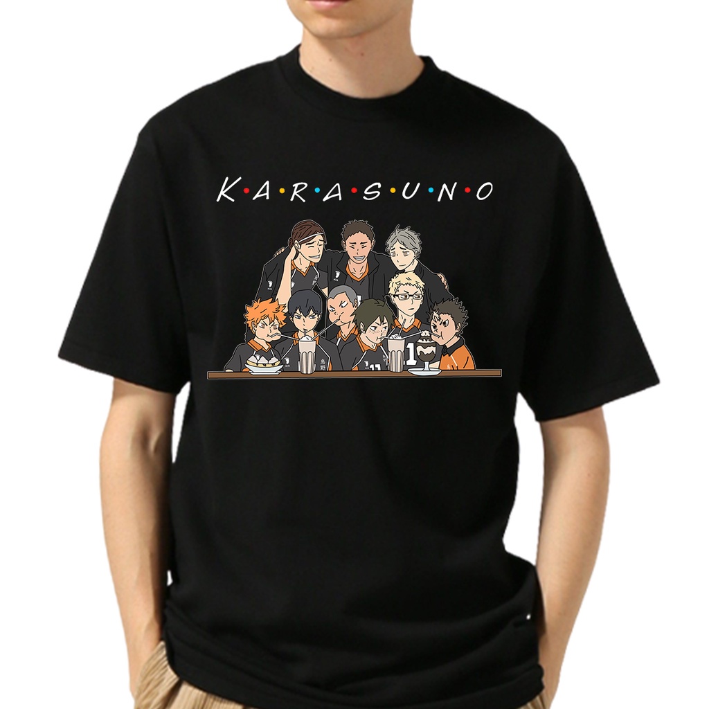 T-shirt Homme Anime Haikyuu Taille L Noir – Occasion Très Bon état, Pour Fans De Volleyball