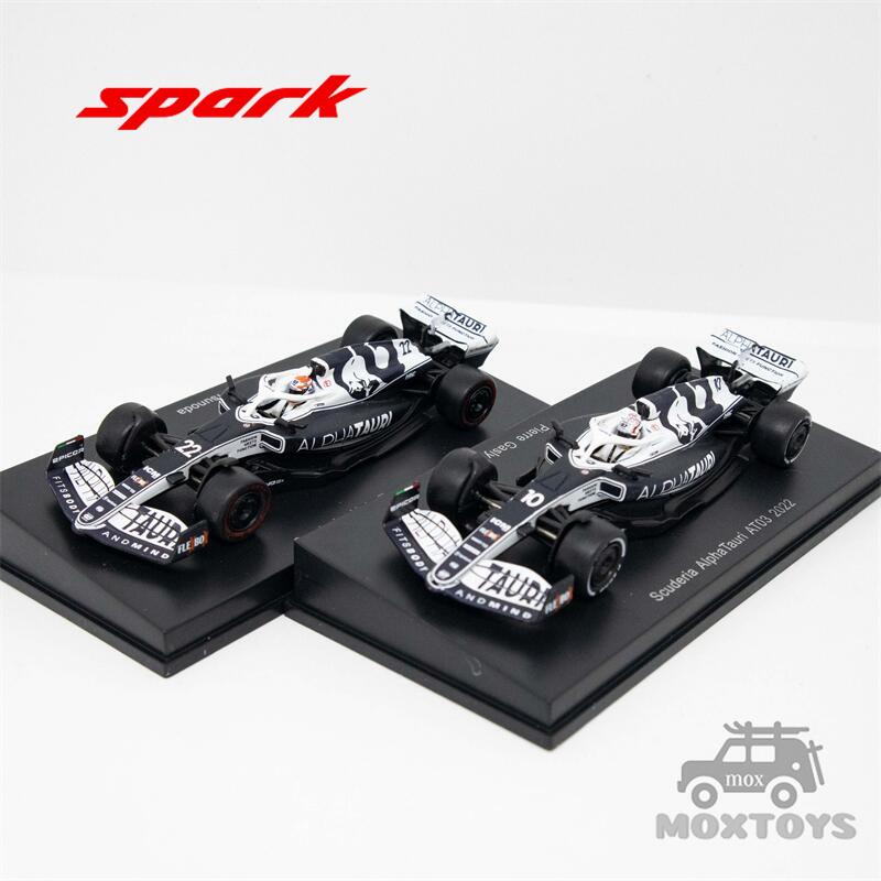 Faísca 1 : 64 F1 AlphaTauri AT03 Scuderia 2022 NO . 10 P.gásly/22 Yuki Tsunoda Modelo Carro
