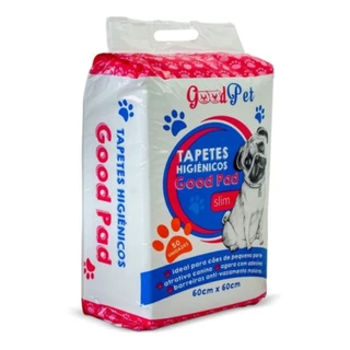 Tapete Higienico Good Pad P/ Cães E Gatos 60x60 cm Com 50 Un