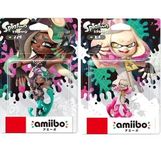 Novo Amiibo Splatoon 2 Figura NFC Inkling Boy Girl Squid Calie Marie Pearl Marina Parte 1 Presente De Aniversário
