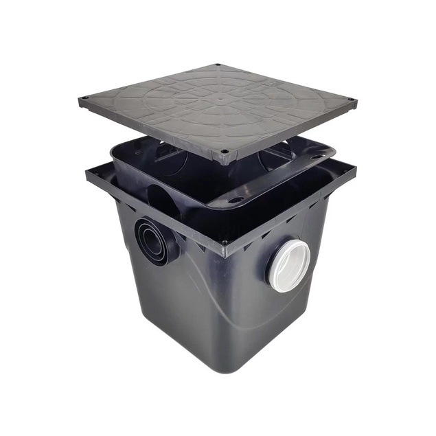 Caixa de Gordura Metasul Com Cesto Injetada 42L Preta