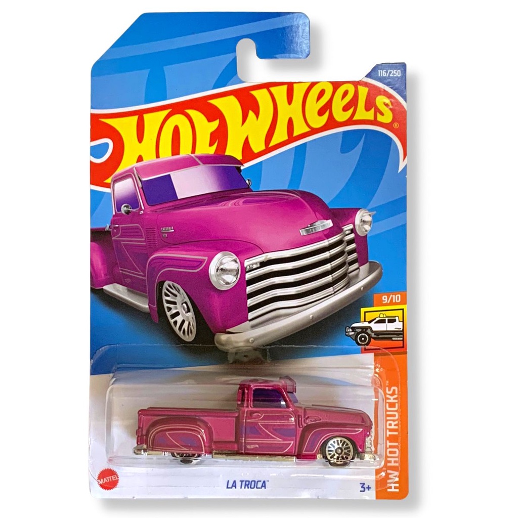 Miniatura Carro Hot Wheels La Troca Rosa - HW HOT TRUCKS 9/10 | Shopee ...