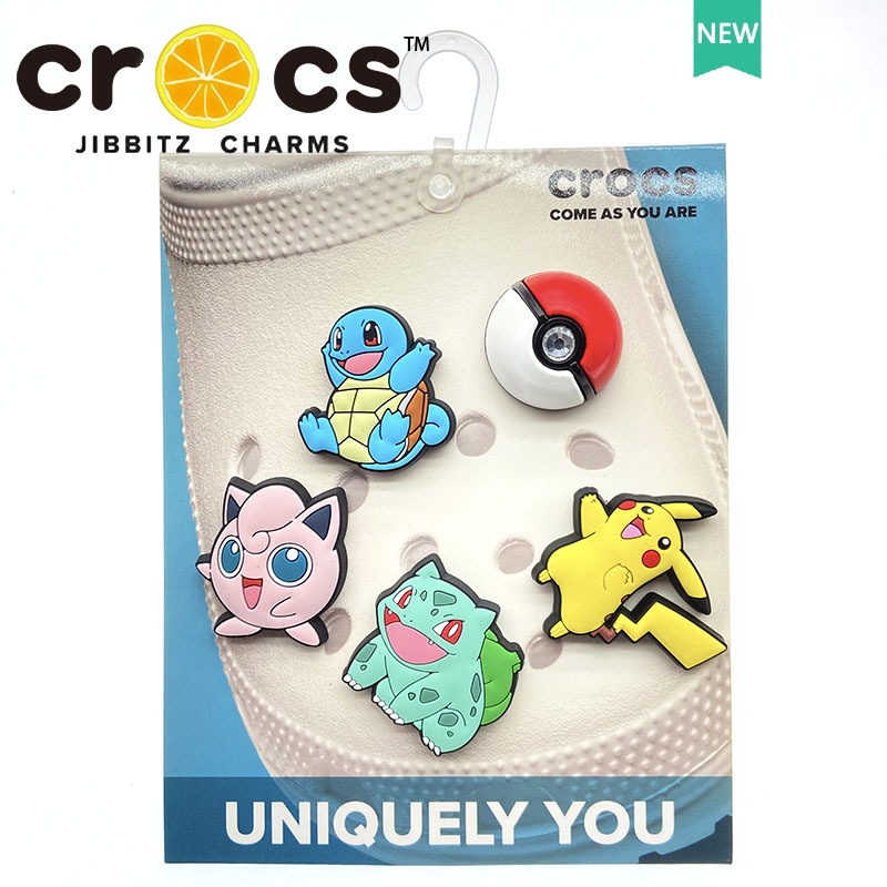Chaveiro Tipo Crocs Jibbitz Pokemon Fofo De Botão DIY - Escorrega o Preço