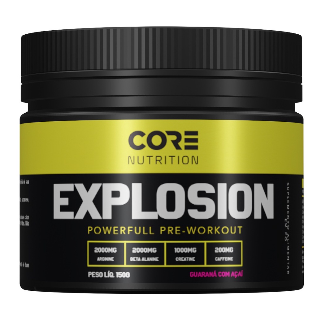Explosion Powerfull Pre Wokout 150g Core Nutrition Shopee Brasil
